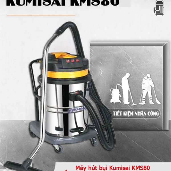Ảnh Máy hút bụi công nghiệp Kumisai KMS80 siêu khỏe