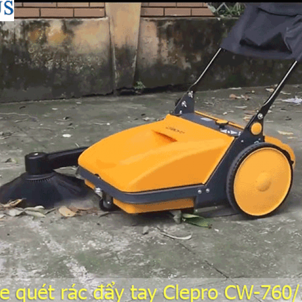 Ảnh Xe quét rác đẩy tay Clepro CW-760/1 chất lượng tốt
